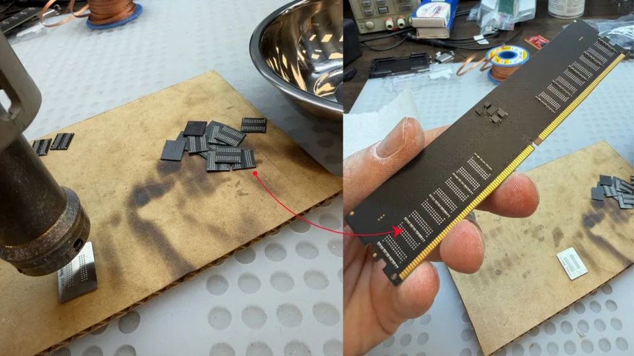 32 GB DDR5 za ułamek ceny. Projekt DIY udowadnia, że to możliwe