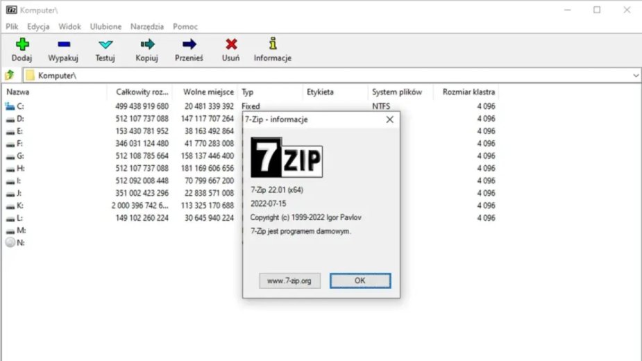 Groźna luka w 7-Zip. Wystarczy otworzyć archiwum i można mieć kłopoty