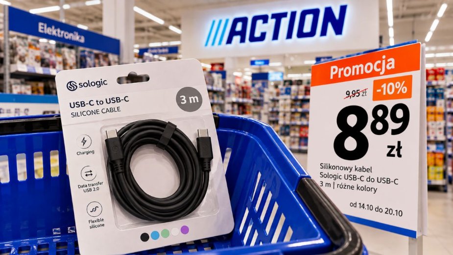 Action sprzedaje kabel za grosze. Ma 3 metry i wstydliwą tajemnicę