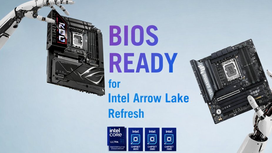ASUS przygotowuje płyty główne na procesory Intel Arrow Lake Refresh