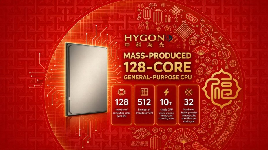 Chiny chcą pobić Intel i Nvidię. Hygon zapowiada CPU z 512 wątkami i własne akceleratory AI