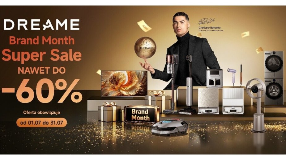 Rozpoczyna się Dreame Brand Month. Letnie święto innowacji z rabatami sięgającymi nawet 60%