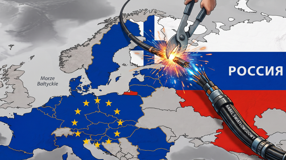 Finlandia odetnie rosyjski światłowód do Europy. Zamykają kolejne drzwi dla Rosji