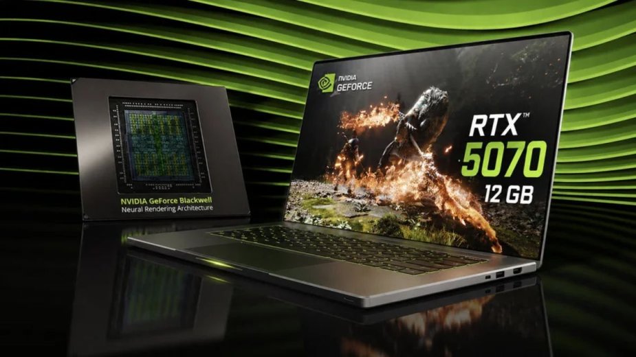 Laptopowy GeForce RTX 5070 z 12 GB w testach. Wydajność w grach bez zmian...