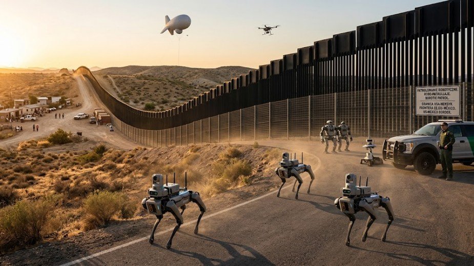 Humanoidalne roboty mogą trafić na granicę USA. Firma chce, by patrolowały teren przez całą dobę