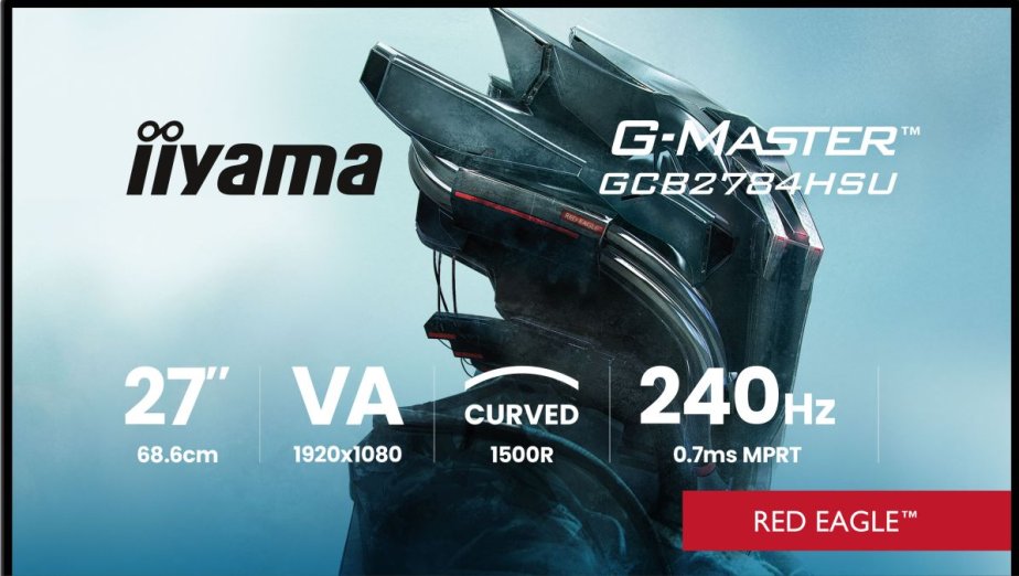 Nowe monitory iiyama G-Master Red Eagle: 27 cali, VA i nawet 240 Hz dla graczy
