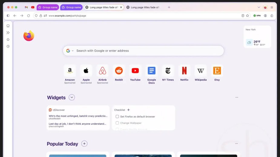 Firefox zmieni się nie do poznania. Oto szczegóły