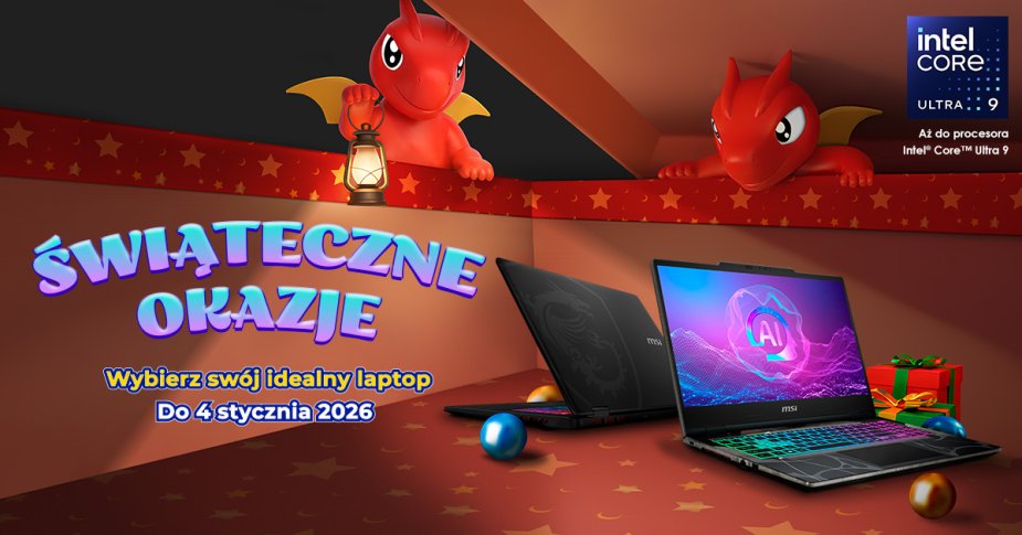 MSI obniża ceny laptopów przed świętami - idealny moment na zakup nowego sprzętu 