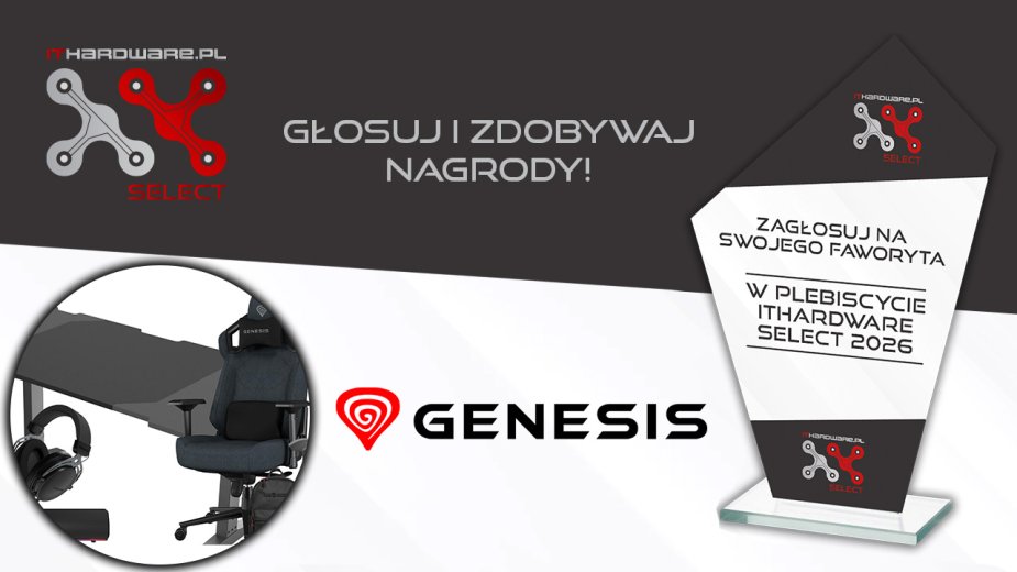 Zagłosuj w Plebiscycie ITHardware Select 2026 i wygraj kompletne stanowisko Genesis!