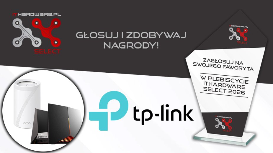 Routery TP-Link nominowane w Plebiscycie ITHardware Select 2026! Głosuj i wygrywaj nagrody!
