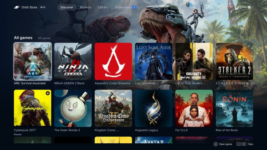 PlayStation 5 dostało alternatywny sklep z grami. Orbit do reklam raczej nie trafi