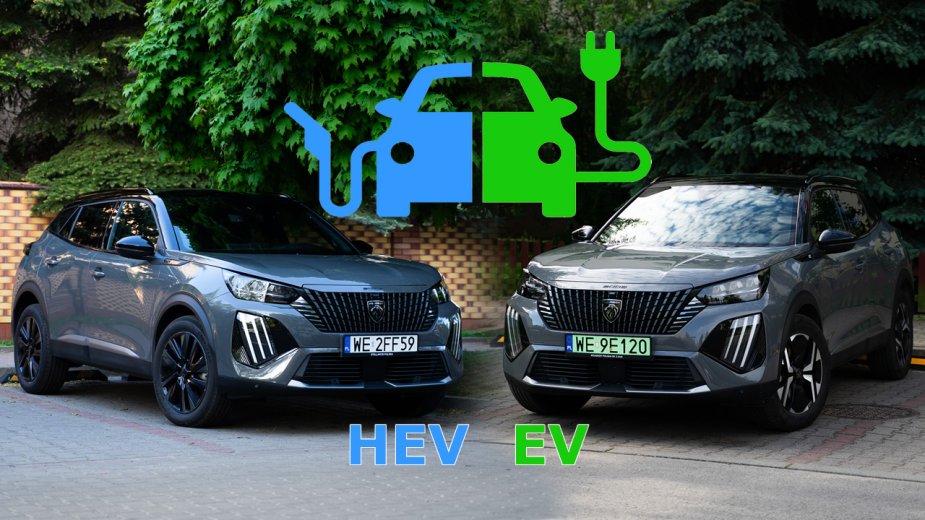 Samochód elektryczny czy hybrydowy? Peugeot 2008 Hybrid kontra e-2008 elektryk