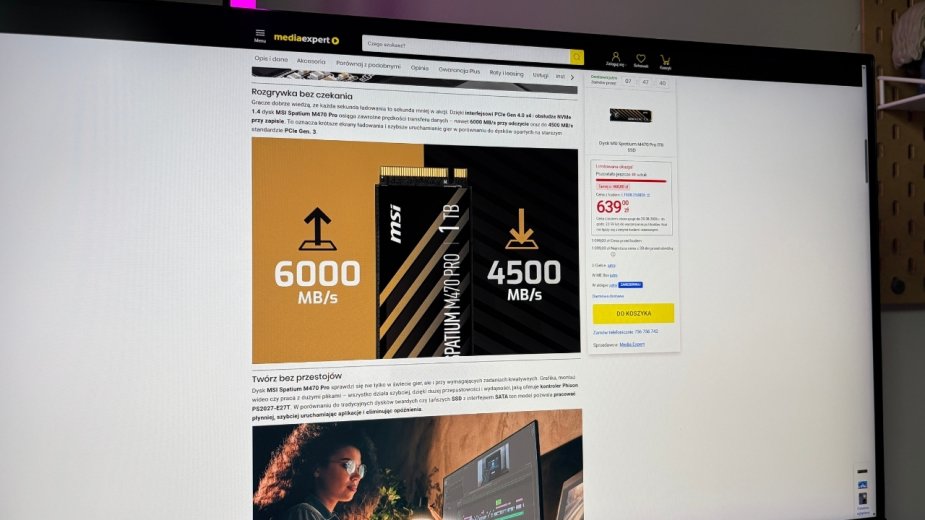 Upgrade PC w czasach drogich podzespołów? Ten SSD jest teraz w promocji