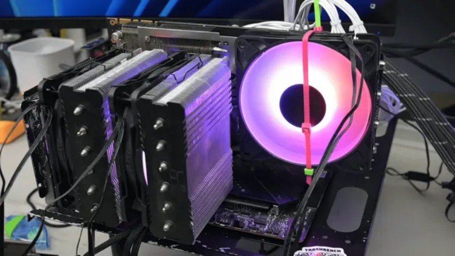Stara karta GeForce dostała chłodzenie z procesora. Efekt jest absurdalnie dobry