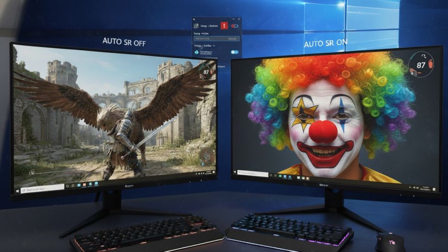 Pamiętacie jeszcze upscaling NPU, czyli wbudowany w Windows Auto SR? Microsoft sobie nie radzi