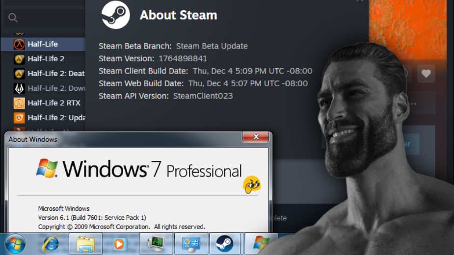 Nieoficjalny Steam dla Windows 7 do pobrania. Społeczność znowu dała radę