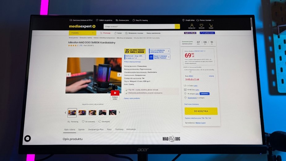 69 zł i jest Twój. Giga promka na sprzęt