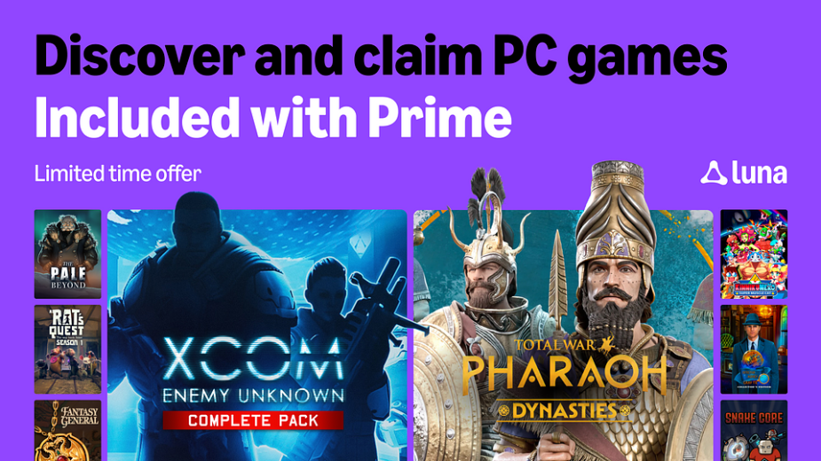  XCOM, Total War i nie tylko za darmo dla członków Prime. Plus EA SPORTS FC 26 w Amazon Luna