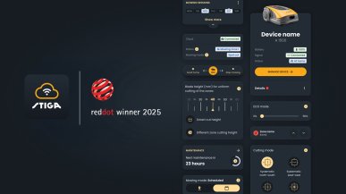 STIGA z prestiżową nagrodą RED DOT 2025 dla aplikacji STIGA.GO