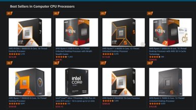 Intel wraca do top 10 procesorów na Amazonie, ale AMD nie ma czym się martwić