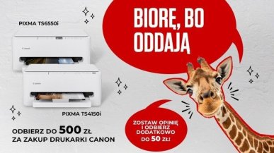 Jesienny cashback od Canon. Kup drukarkę i odbierz nawet 550 zł zwrotu