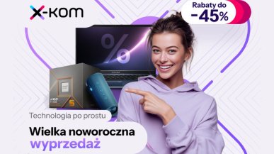 Noworoczna wyprzedaż w x-komie: rabaty do 45% na setki produktów
