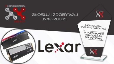 Zagłosuj w Plebiscycie ITHardware Select 2026 i wygraj nagrody od Lexar!