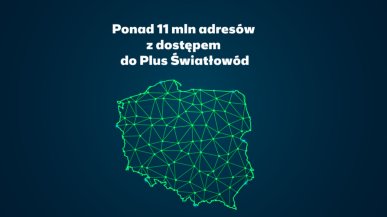 Plus dominuje rynek światłowodu. Największy zasięg w kraju 