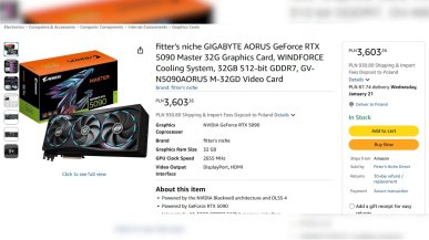 RTX 5090 za pół ceny na Amazonie. Zamiast karty dostał nerkę