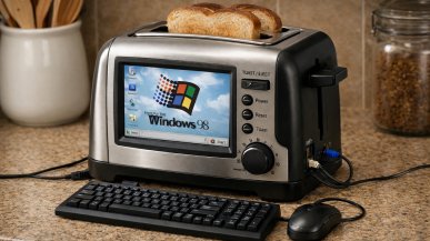 Windows 98 uruchomiony na tosterze. Nietypowy eksperyment zaskoczył internautów