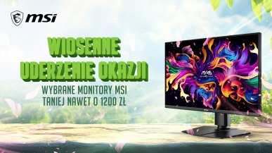 Wiosenne Uderzenie Okazji od MSI: monitory QD-OLED tańsze nawet o 1200 zł