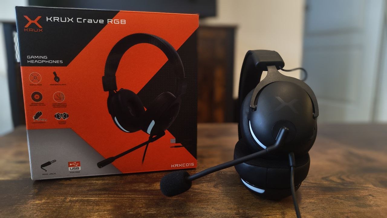 Test Krux Crave RGB. Dobry headset do 100 zł