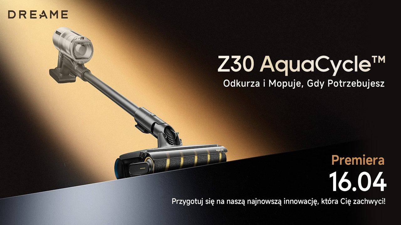 Ten odkurzacz zmienia zasady gry. Oto Dreame Z30 AquaCycle