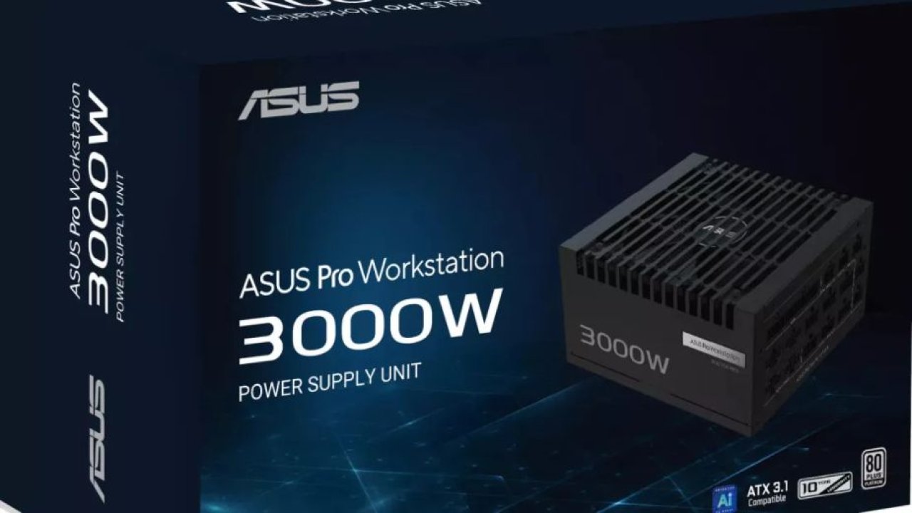 ASUS prezentuje monstrum o mocy 3000 W. W USA choćby go do gniazdka nie podłączą