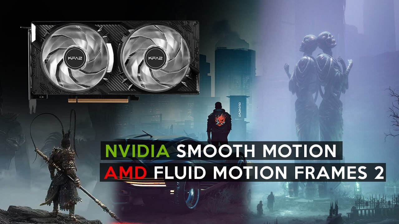 Test NVIDIA Smooth Motion vs AFMF2 i DLSS FG. Sprawdzamy generatory klatek ze sterownika