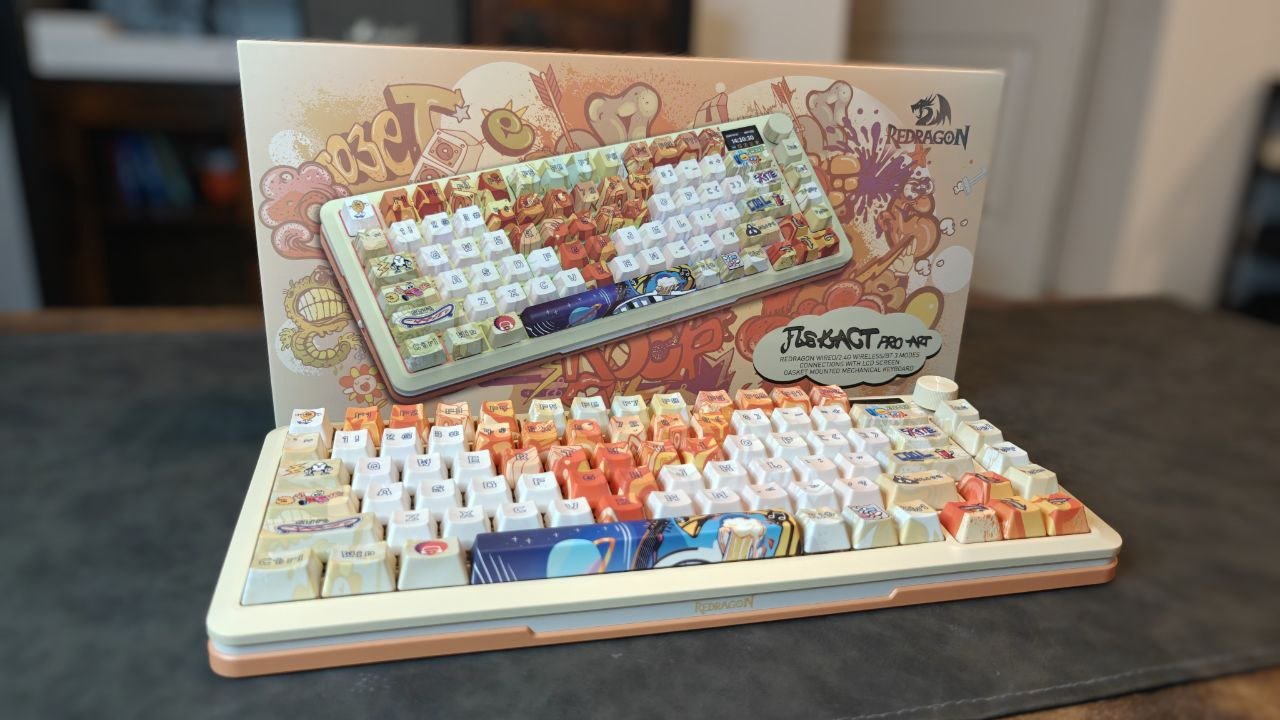 Test Redragon Flekact PRO ART. Sztuka lubi budzić kontrowersje, zupełnie jak ta klawiatura