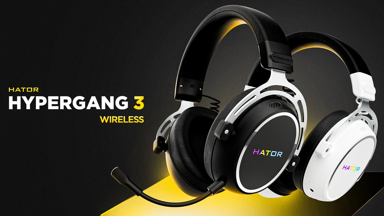 Premiera słuchawek HATOR Hypergang 3. Analogowe, USB i bezprzewodowe modele z certyfikatem Hi-Res