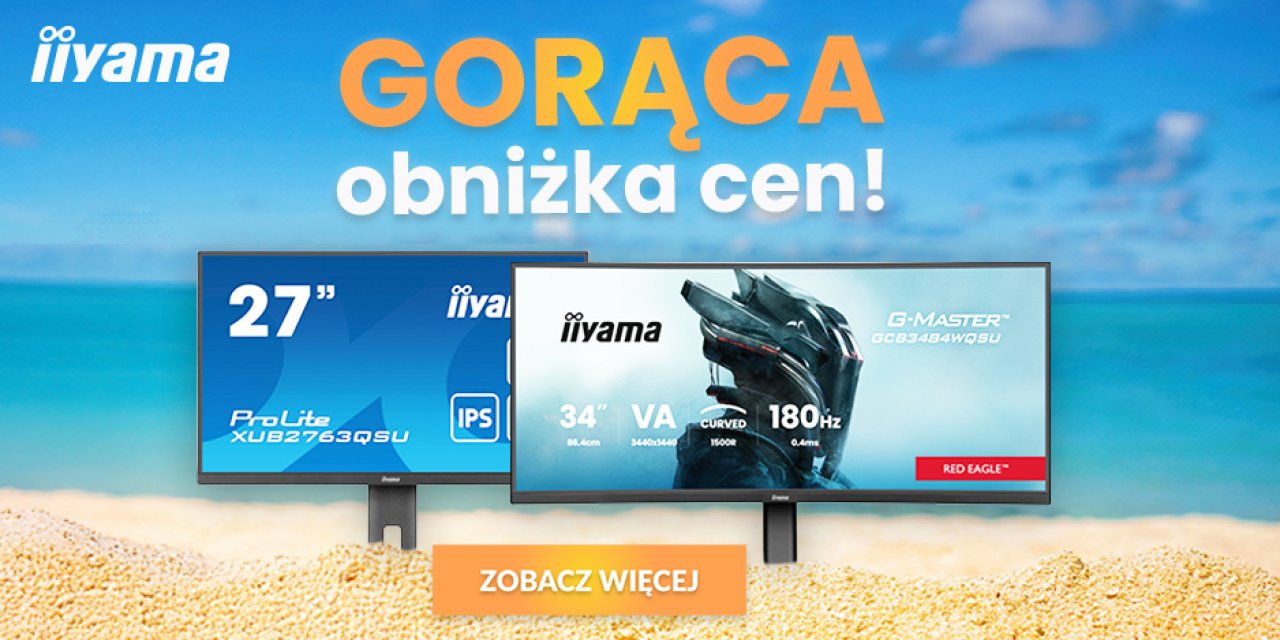 Pracuj i twórz bez ograniczeń - monitory iiyama w wakacyjnej promocji
