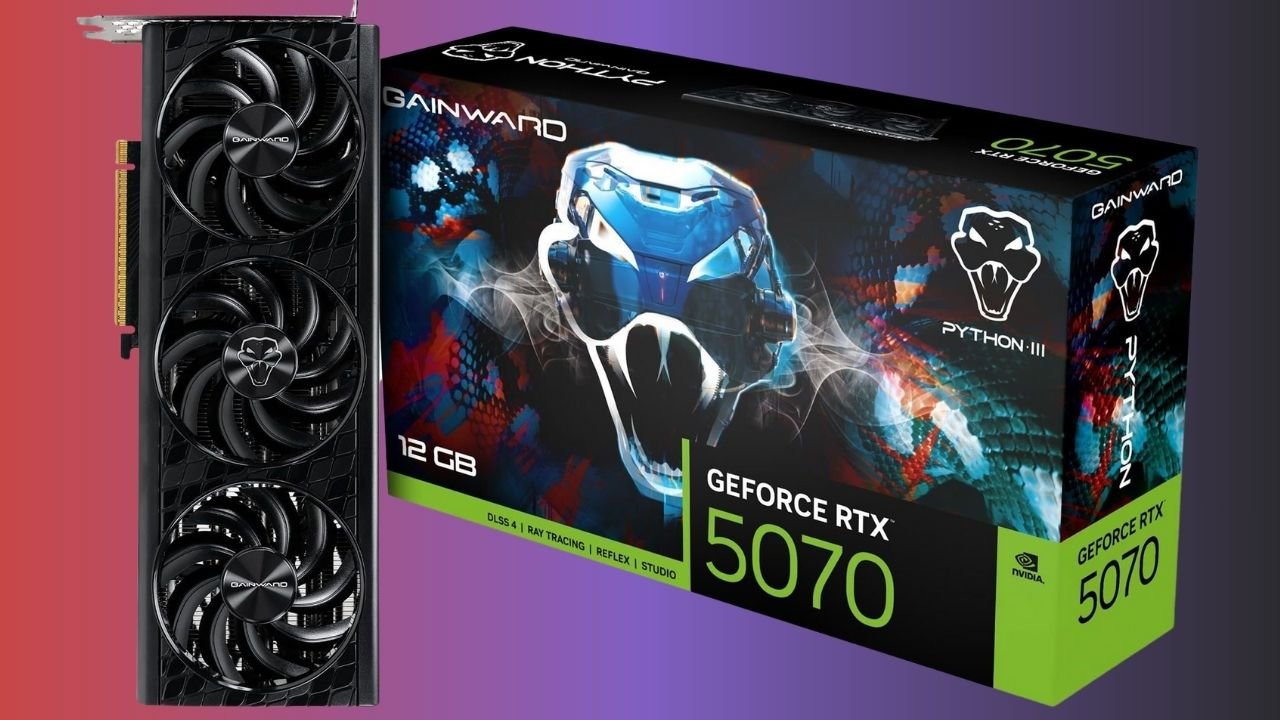 Karty Gainward Python III z architekturą Blackwell. AI wchodzi do gry