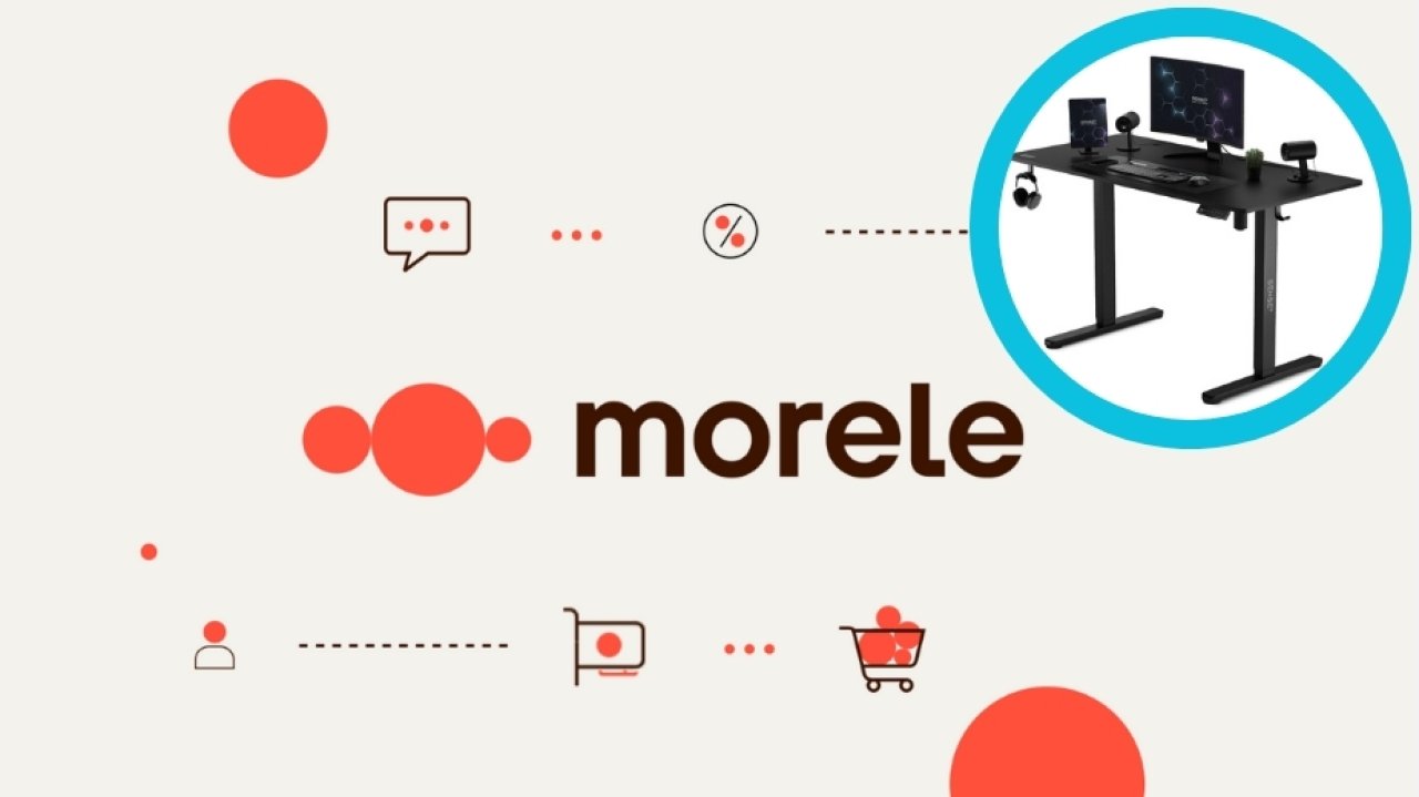 Biurko elektryczne w rewelacyjnej cenie. Morele leci dalej z promocjami