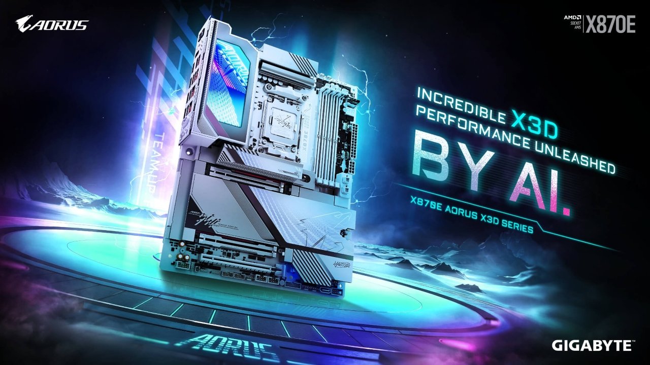 Nowe płyty główne "X3D". Gigabyte wprowadził właśnie cztery