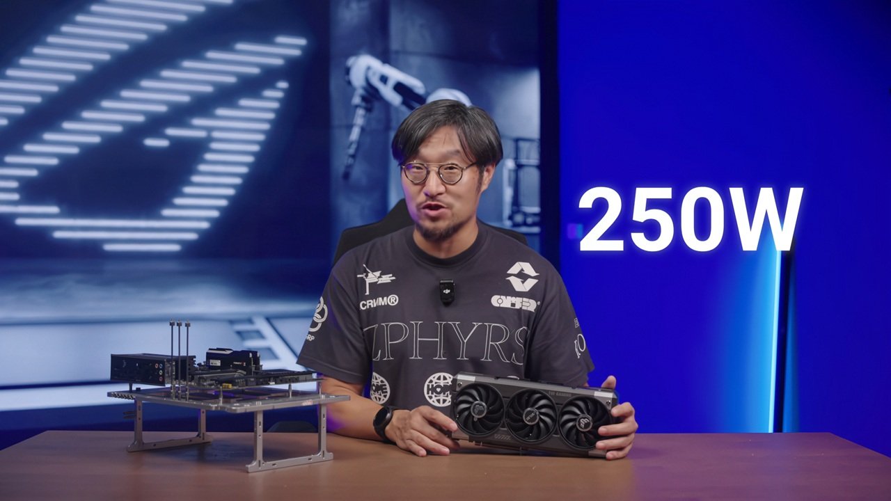 ASUS ma kartę graficzną, która pobiera 250 W bez złączy zasilających