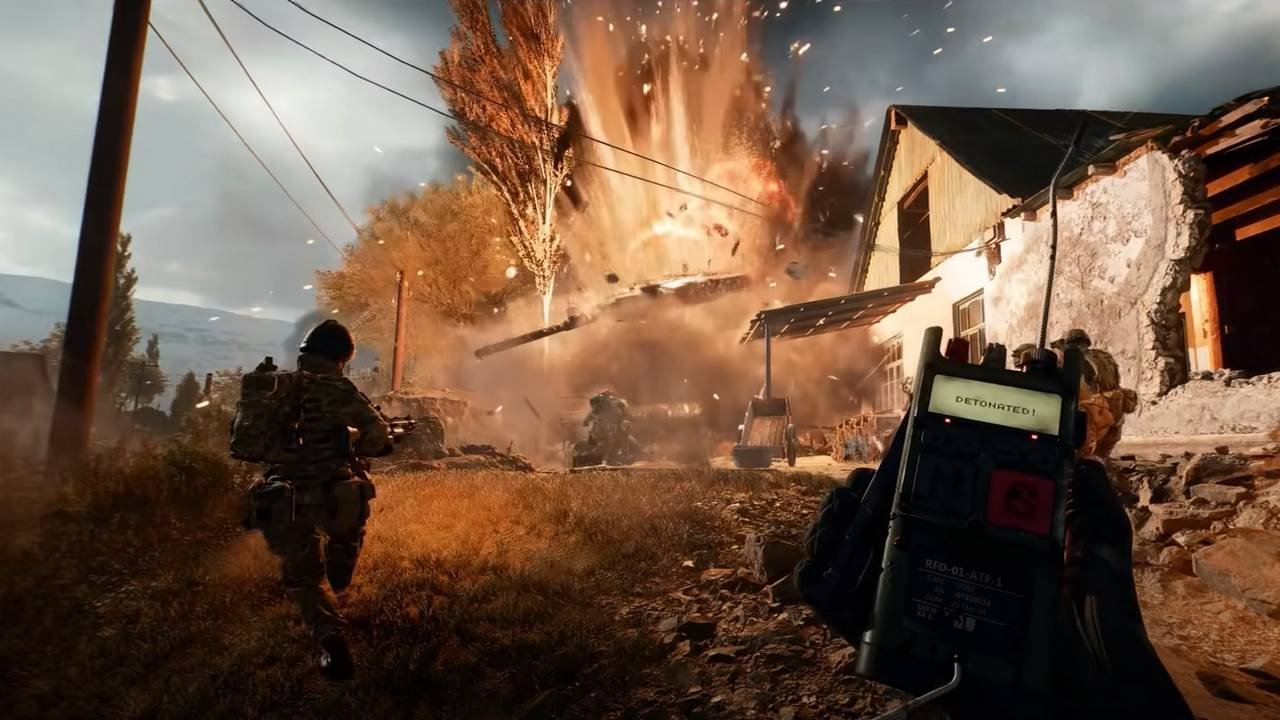Twórcy Battlefield 6 mają tajny przycisk który niszczy całą mapę. I ma to sens