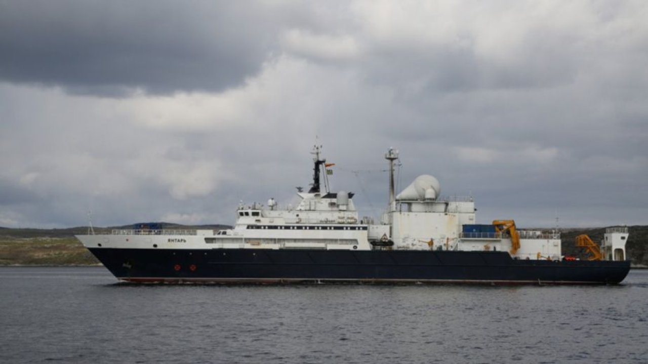 Rosja przegina. Jantar to szpiegowski statek badający podmorskie kable NATO