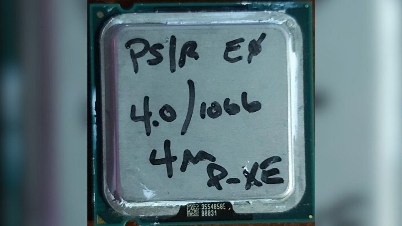 Super rzadki Intel Pentium Extreme odkryty. Zobaczcie na to