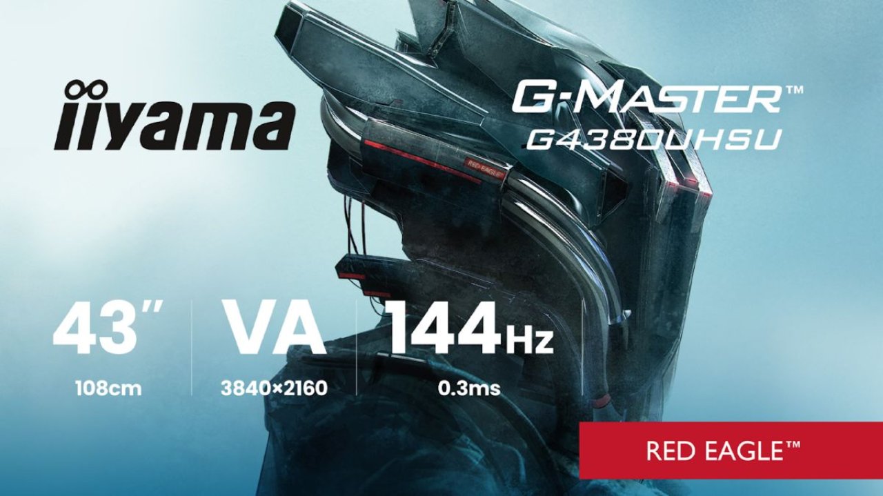 Przenieś swoją rozgrywkę na wyższy poziom z 43\" monitorem iiyama G-Master G4380UHSU-B2 Red Eagle