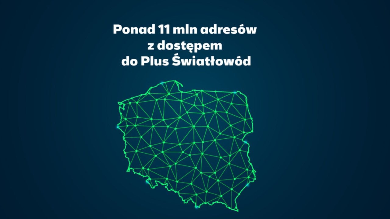 Plus dominuje rynek światłowodu. Największy zasięg w kraju