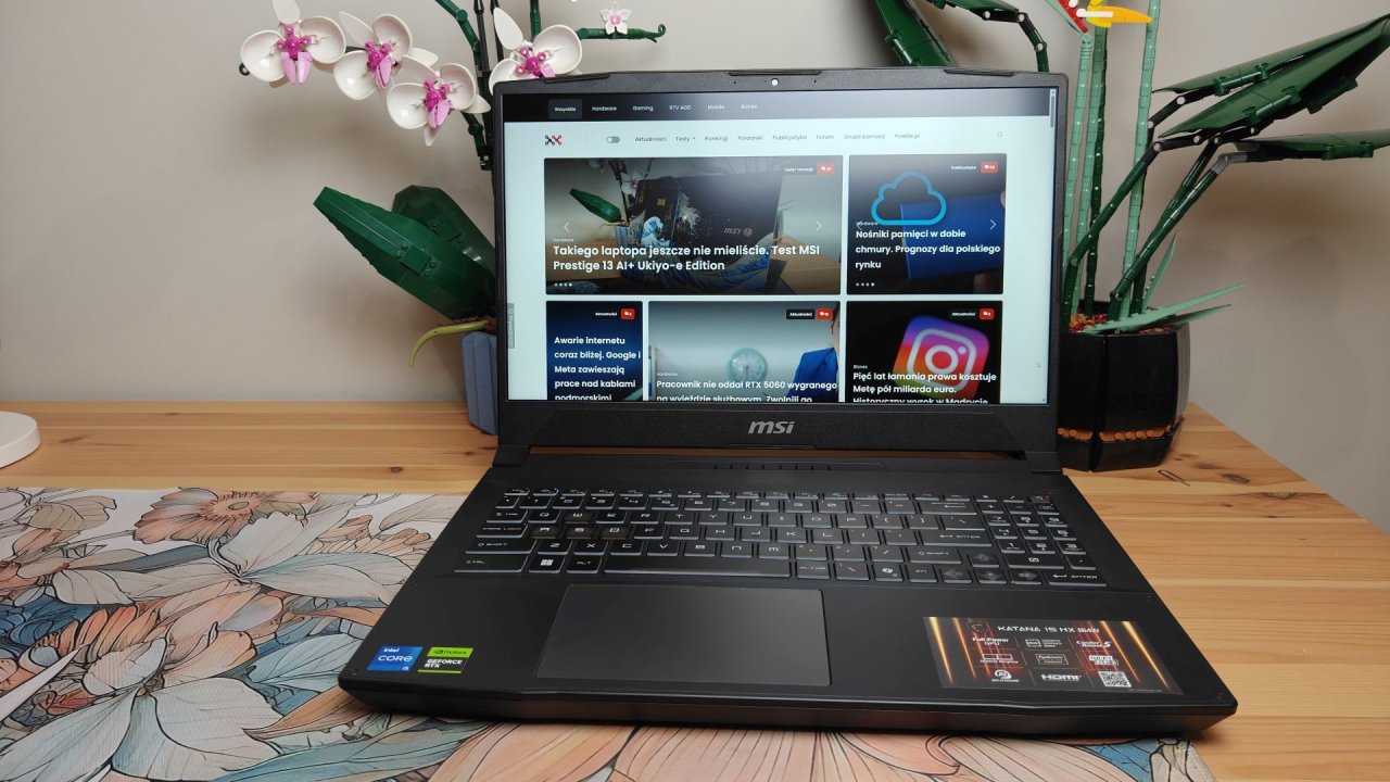 MSI Katana 15 HX B14WFK-494XPL - podaruj sobie na święto moc GeForce RTX