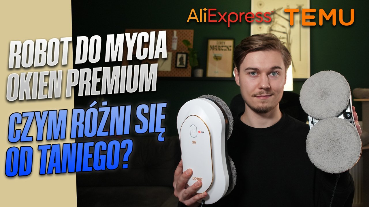 Czy warto dopłacić? Robot do mycia okien Premium Polskiej marki vs Tani Chiński