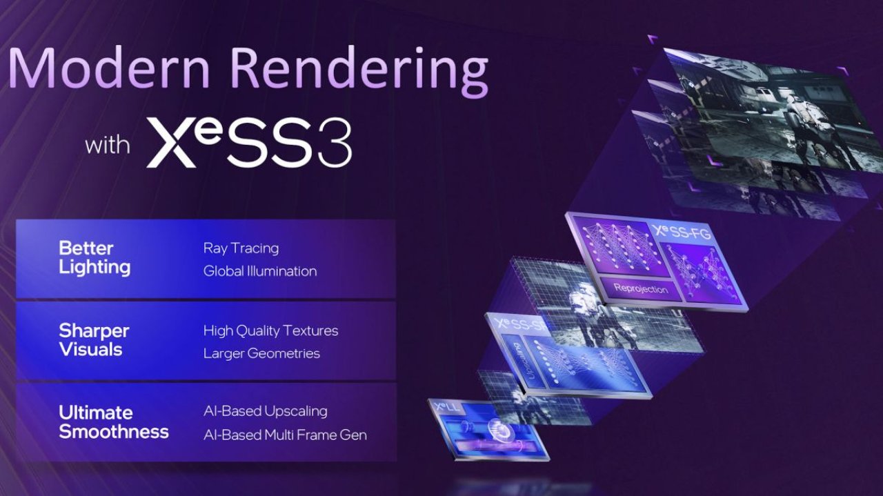 Intel udostępnia XeSS 3 z Multi-Frame Generation. Już tylko AMD pozostaje w tyle